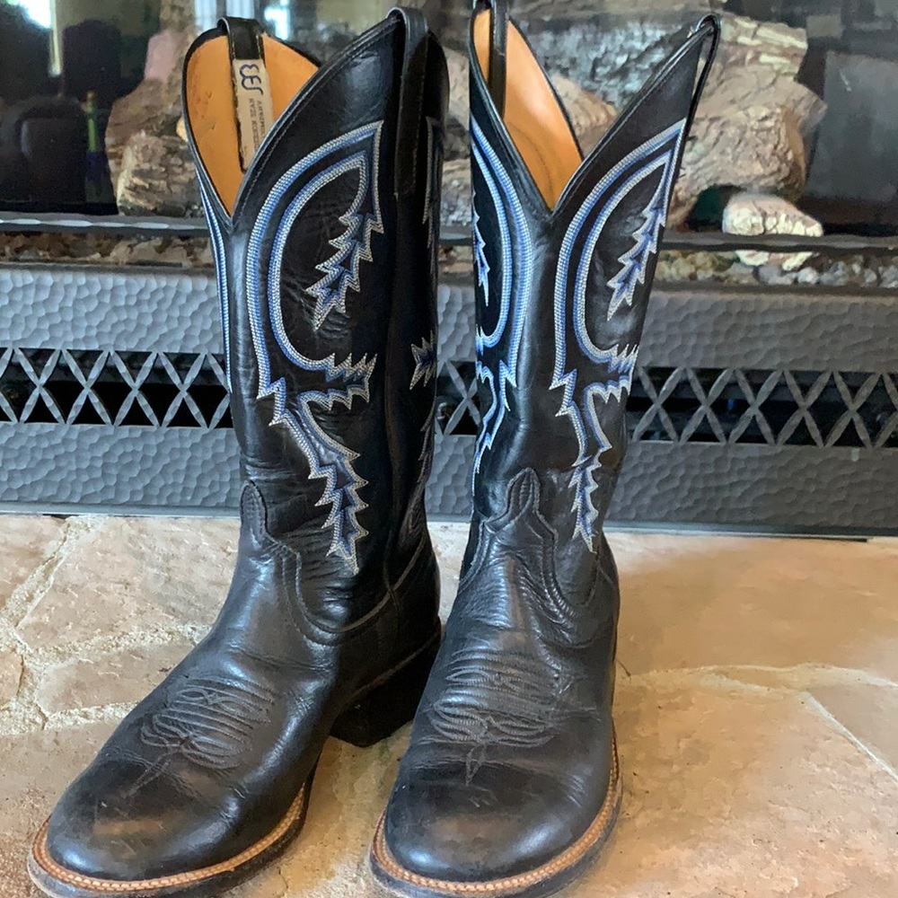 Anderson Bean western boots , black 7 1/2 EE , make an offer